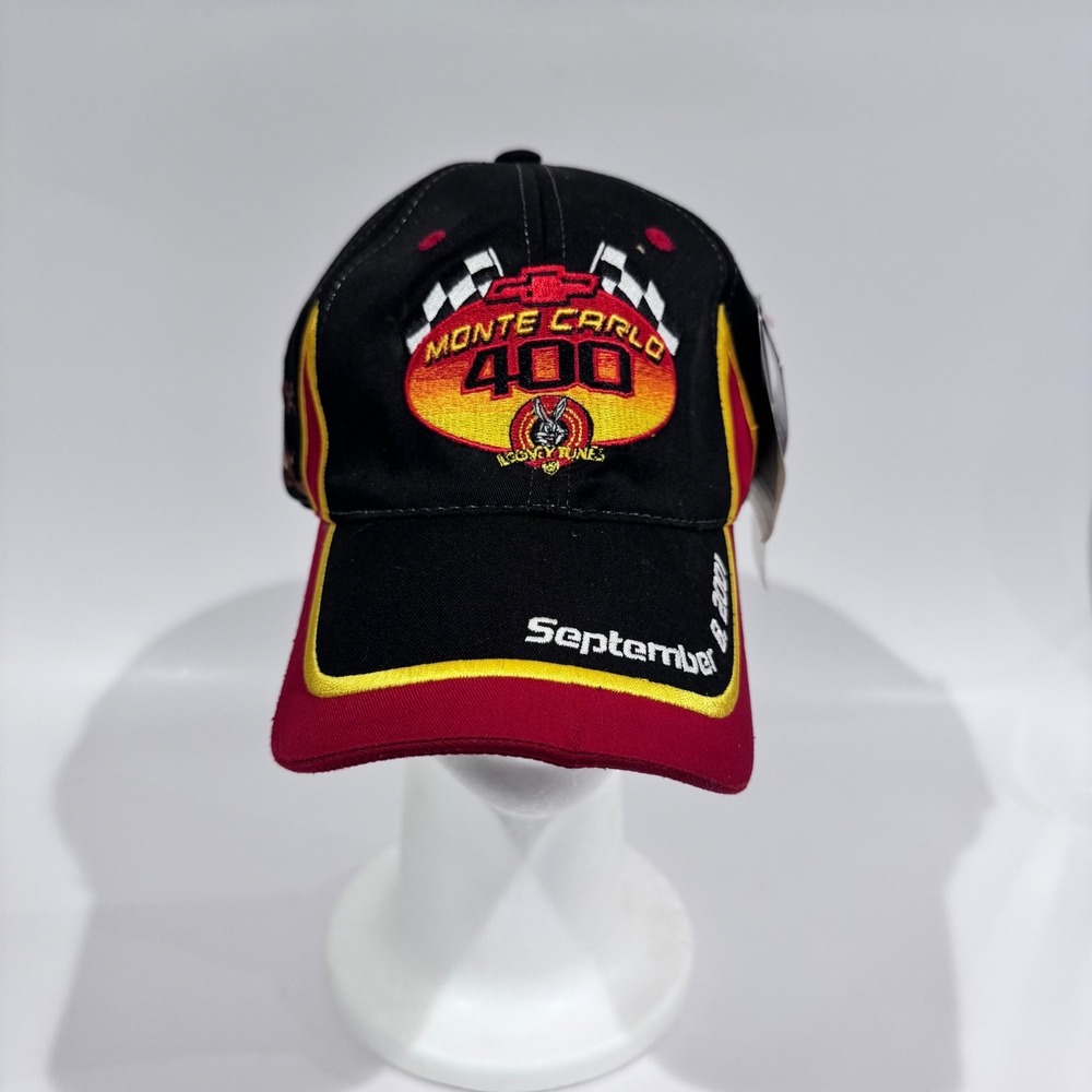 NASCAR Chase Authentics‎ Looney Tunes Monte Carlo 400 Hat Cap Bill Damage - READ